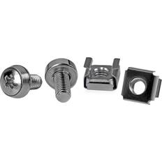 StarTech Seinäkiinnityskotelot StarTech M6 Mounting Screws and Cage Nuts 50 Pkg