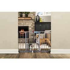 Pets Carlson Pet Platinum Extra Wide Gate w/Pet Door