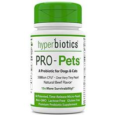 Hyperbiotics Pro-Pets Probiotics For Dogs & Cats Natural Pork 3 Billion