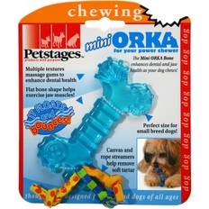 PetStages Kæledyr PetStages Orka Mini Bone Gummikødben med Stof