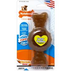 Puppy teething ring Nylabone Puppy Chew Ring Bone Chicken Medium/Wolf