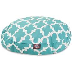 Majestic Pet Outdoor Teal Trellis Round Bed SM