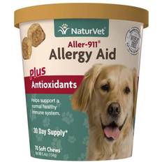 NaturVet Aller-911 Allergy Aid plus Antioxidants 70 Soft Chews