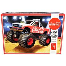 Véhicules Jouet Amt Skill 2 Model Kit Chevrolet Silverado Monster Truck "Coca-Cola" 1/25 Scale Model