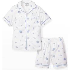 Petite Plume Girl's Suffolk Seashells 2-Piece Pajama Set, 6M-14