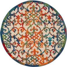 Round Carpets Nourison Aloha ALH21 Multicolor 47.992"