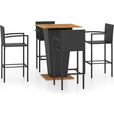 vidaXL 3064871 Bargruppe, 1 Tisch einschl. 4 Stühle