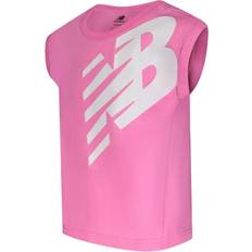 New Balance Black T-shirts New Balance Big Girls Core Short Sleeves Logo T-shirt Female