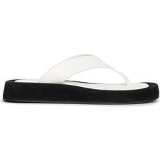 Flip-Flops Ginza Sandalen Aus Leder - Weiß