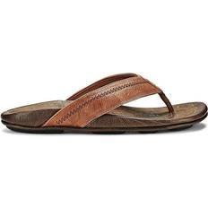 OluKai Schoenen OluKai Hiapo Slippers - Cognac