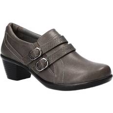 Gray Ankle Boots Easy Street Womens Stroll Clogs, Wide, Wide