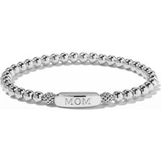 Lagos Signature Caviar Stretch Mom Bracelet - Silver