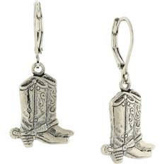 1928 Jewelry Women Western Boots Drop Earrings