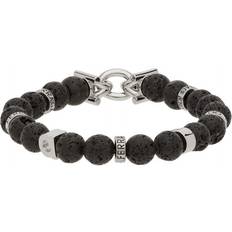 Ferragamo Pulseras Ferragamo Salvatore Men's Gancini Lava Beads Bracelet