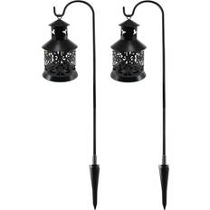 LumaBase Outdoor Garden Stake 2-Piece Set, Multicolor Candle