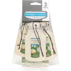 Yankee Candle Clean Cotton Car Jar 3-Pack Doftljus