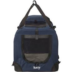 Bunty (Small, Dark Blue) Dog Cat Rabbit Puppy Carrier Crate Bed