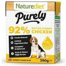 Naturediet Animaux de compagnie Naturediet Purely Chicken Dog Food 390g