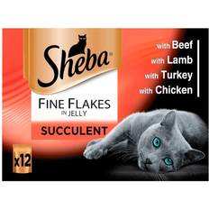 Sheba fine flakes jelly Sheba Fine Flakes Cat Pouches Succulent Collection in Jelly