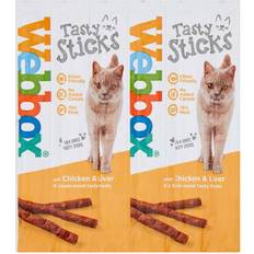 Webbox Cat Sticks Chicken & Liver 6'S