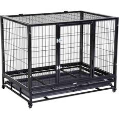 Dog cage Pawhut Dog Cage 760x1090x870mm 76x87cm