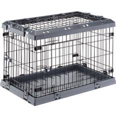 Ferplast Cages pour chiens et Sacs de transport pour chiens - Chien Animaux de compagnie Ferplast Caisse Pour Chiens Superior 75 77x51x55 cm Noir