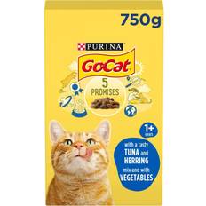 Go Cat Adult Dry Food Tuna Herring & Vegetable 750G