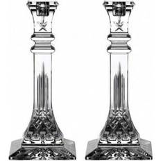 Crystal Candlesticks Waterford Crystal Lismore 25cm Square Set of 2 Candlestick