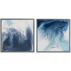 Polystyrene Interior Details Madison Park Lagoon Framed Art 25.5x25.5" 2pcs