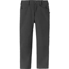 Black - Boys Soft Shell Pants Reima Mighty Softshell Pants Bottoms