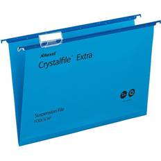 Rexel Crystalfile Extra Foolscap Suspension File Polypropylene V Base 25-pack