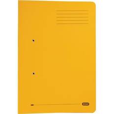 Office Supplies ELBA Spring Pocket Folder Foolscap Yellow Manilla