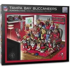 Jigsaw Puzzles YouTheFan NFL Tampa Bay Buccaneers Purebred Fans Puzzle A Real Nailbiter (500-Pieces)