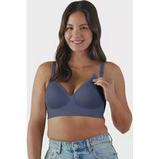 Bravado! Designs Plunge Nursing Bra Blue