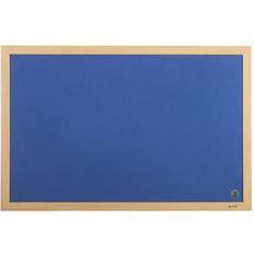 Blu Bacheche Bi-Office Earth Blue Felt Notice Board