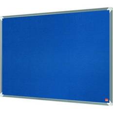 Blue Bulletin Boards Nobo Premium Plus Blue Felt Notice Board 900x600mm