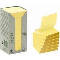 Post it blokke 3M Post-it Recycled Z-Notes, Canary Yellow 16 blokke, 76 mm x 76 mm