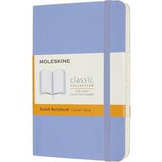 Materiales de oficina Moleskine Cuaderno Classic Pocket Rayas Tapa Blanda Azul Hortensia