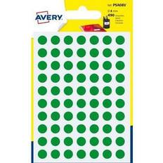 Gris Etiquetas Avery Paquete Autoadhesiva Círculo Permanente Verde 490 Pieza