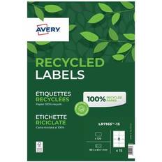 Label on sale Avery Recycled Parcel Labels 8 Per Sheet White Pack of 120 LR7165-15