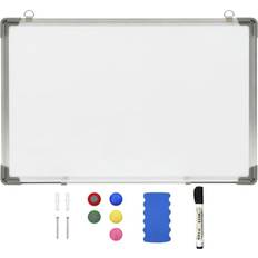 Whiteboards vidaXL Whiteboard Magnetisch 60x40 cm Staal Wit