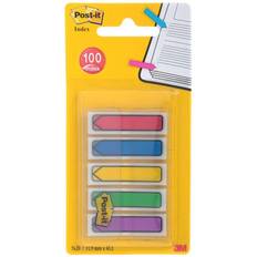 Rød Sticky Notes 3M Index faner 12,5x43 pile farvet (5)