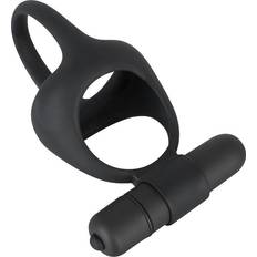 Black Velvets Black Velvets Vibrating cock & ball ring