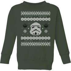 Star Wars Stormtrooper Knit Kids' Christmas Sweatshirt Forest 11-12