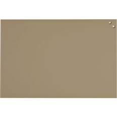 Beige Glasstavler Naga Magnetic Glass Board 60x80cm