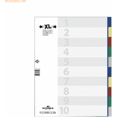 Büroeinrichtung & Aufbewahrung Durable Numeric Tab Index A4