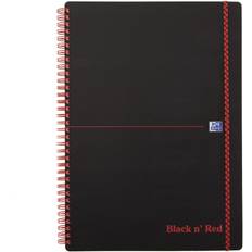 Spiralblok a4 Hamelin Oxford Black n´Red PP notesbog A4 linieret