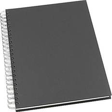 Notesbog Design spiral A4 linjeret sort 7045142660906