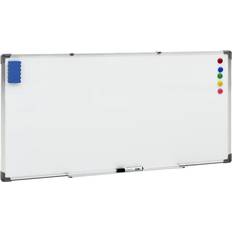 Magnetisk whiteboard vidaXL Magnetisk whiteboard vit 110x60 cm stål