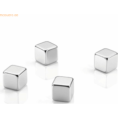 Dahle Magnet T/Glastavle StÃ¥l Kubus Pk. A 4 Stk